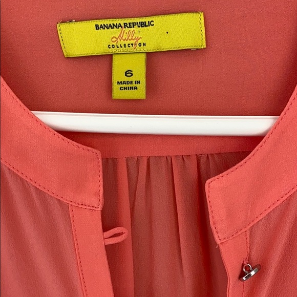 Milly x Banana Republic Silk Blouse - Picture 2 of 5